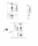 Electric Starters Diagram and Parts List for 289707-0150-01  Briggs and Stratton Engine